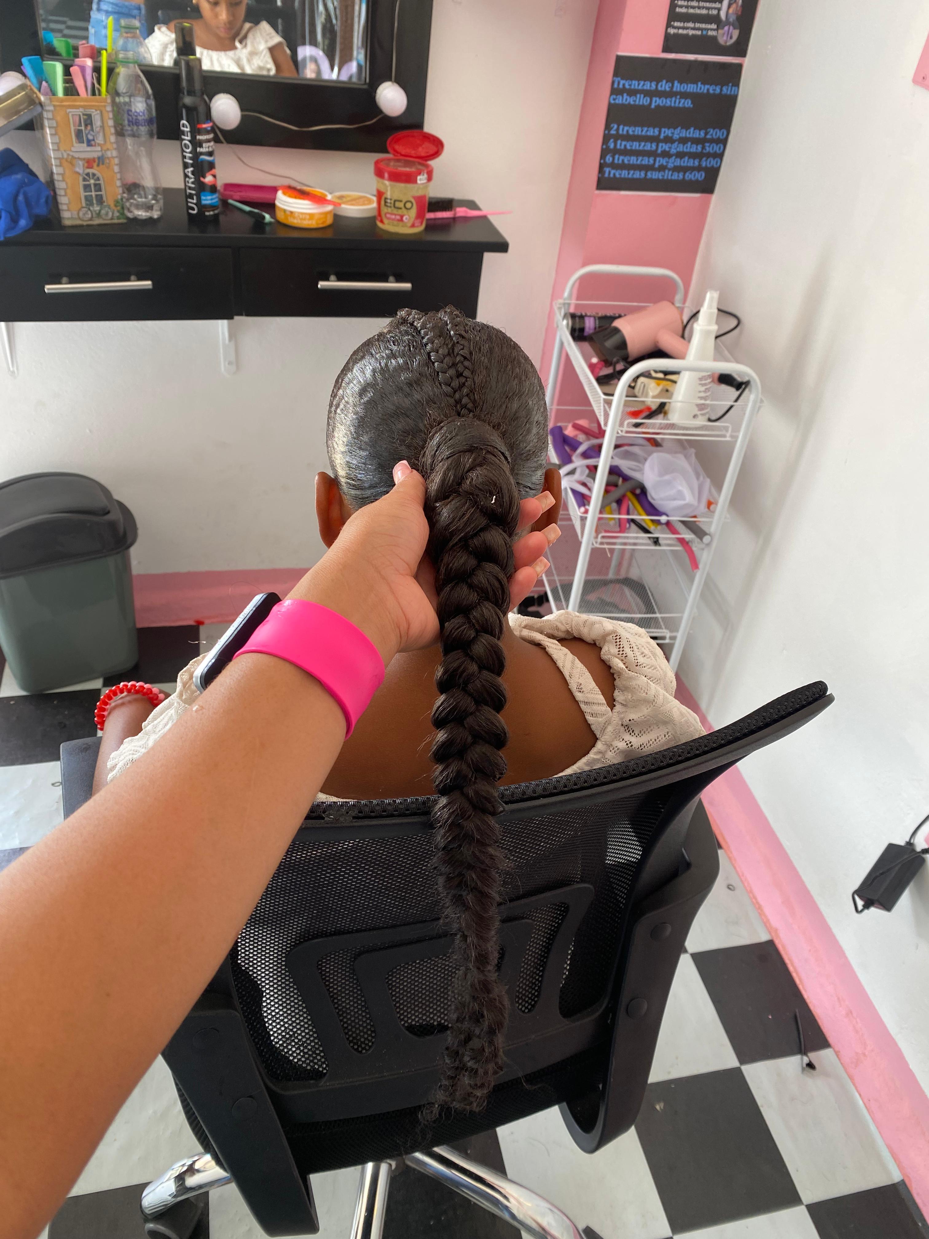 Trenzas para evento